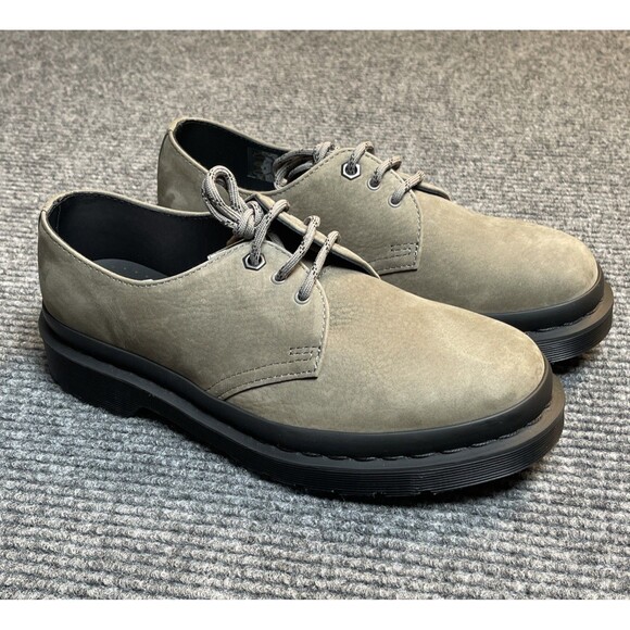 Dr Martens Men 7 / Women 8 Air Wair Sole Sage Nubuck Oxford Shoes 31131 Docs NEW main image 9